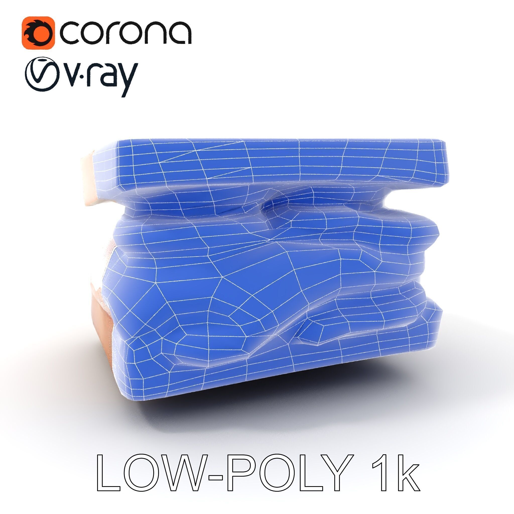 Peanut Butter Jelly Sandwich D Model Pack Low-poly 3D model_29