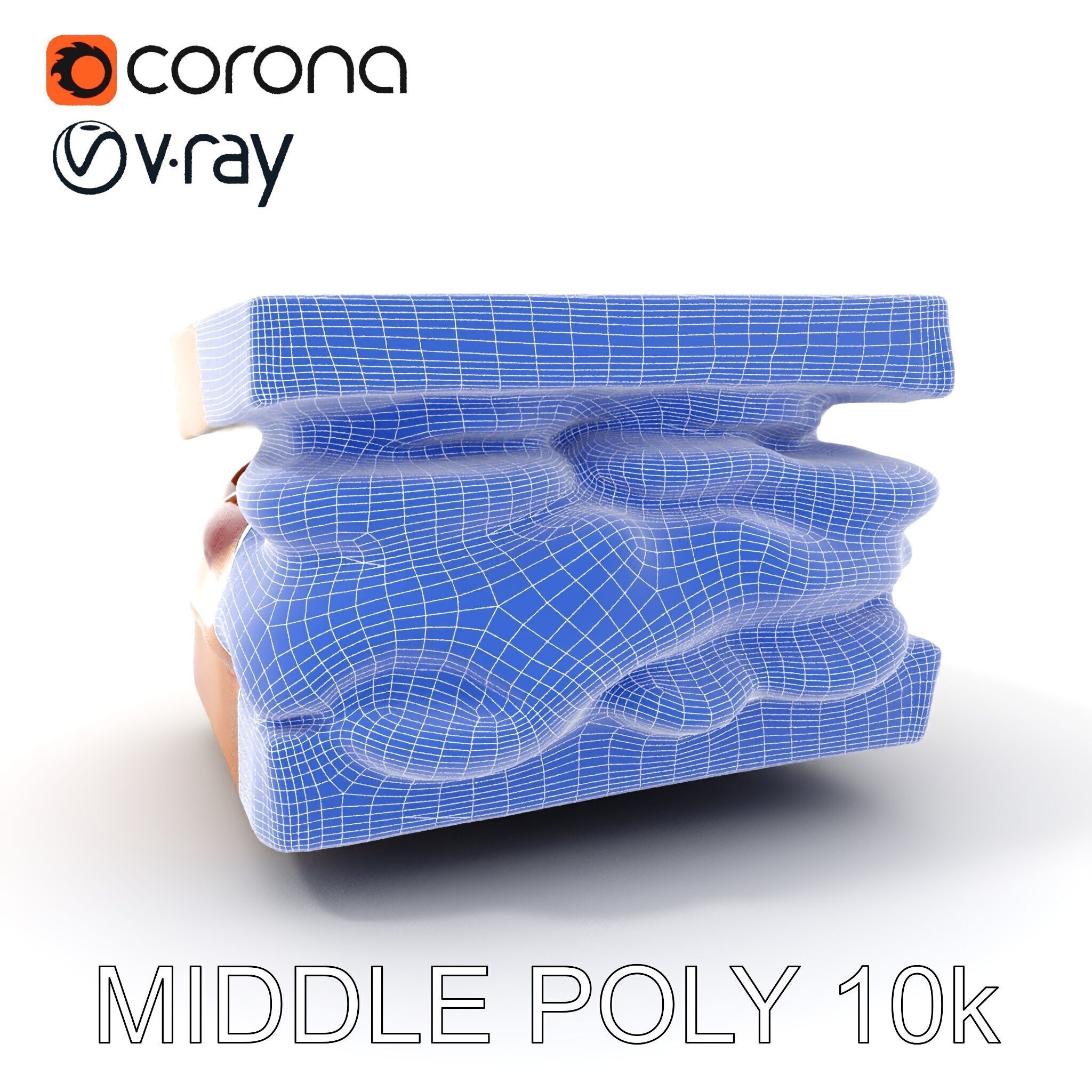 Peanut Butter Jelly Sandwich D Model Pack Low-poly 3D model_6