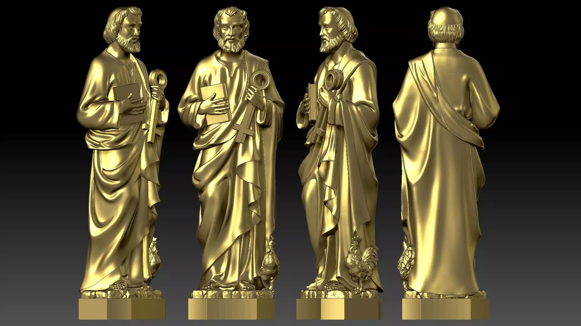 Saint Peter 3D print model