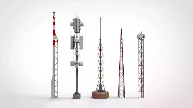 sci fi Mast 1 3D model