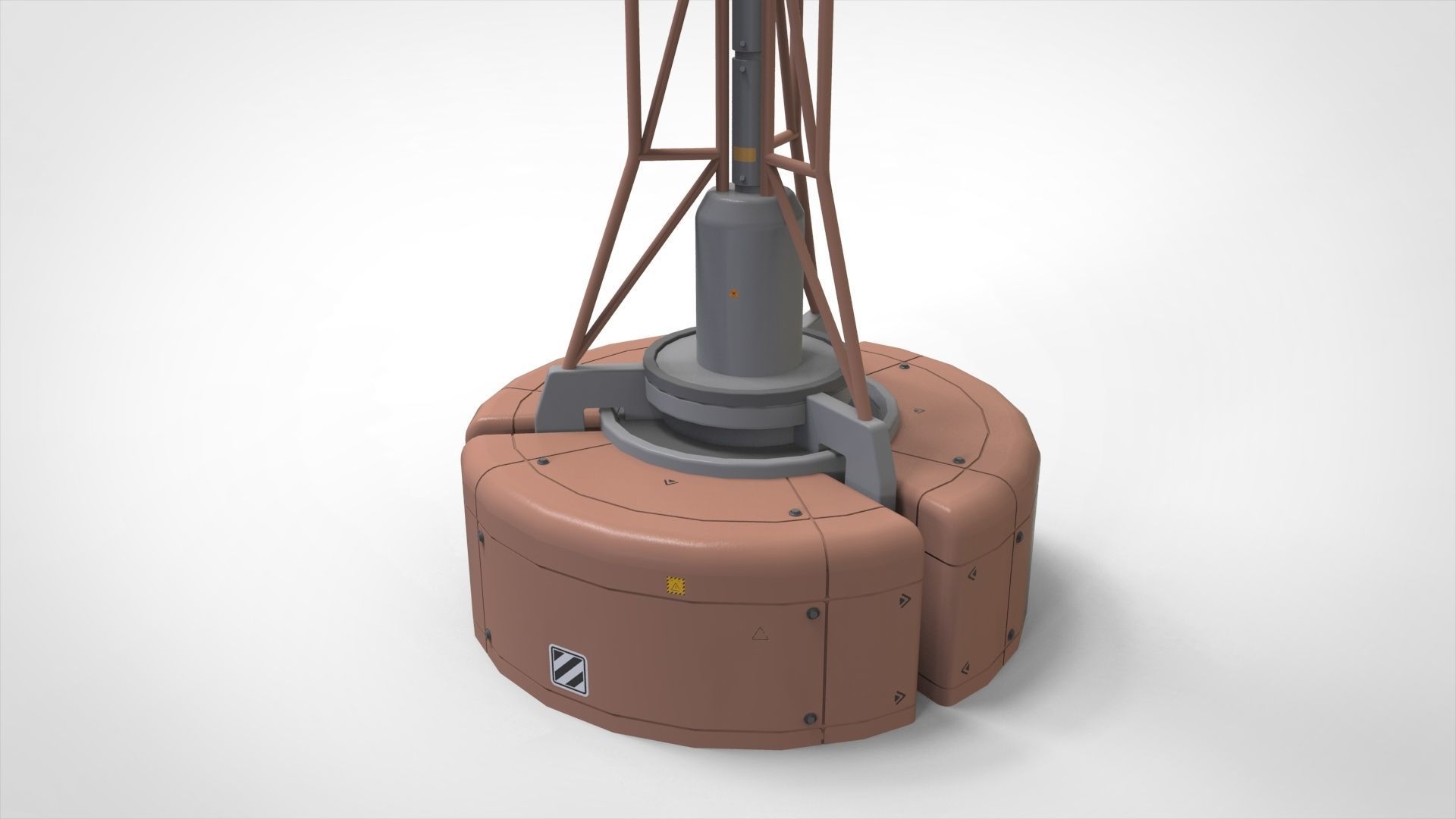 sci fi Mast 1 3D model_14