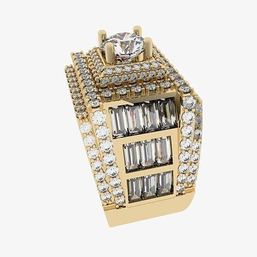 Men Ring 414 3D print model
