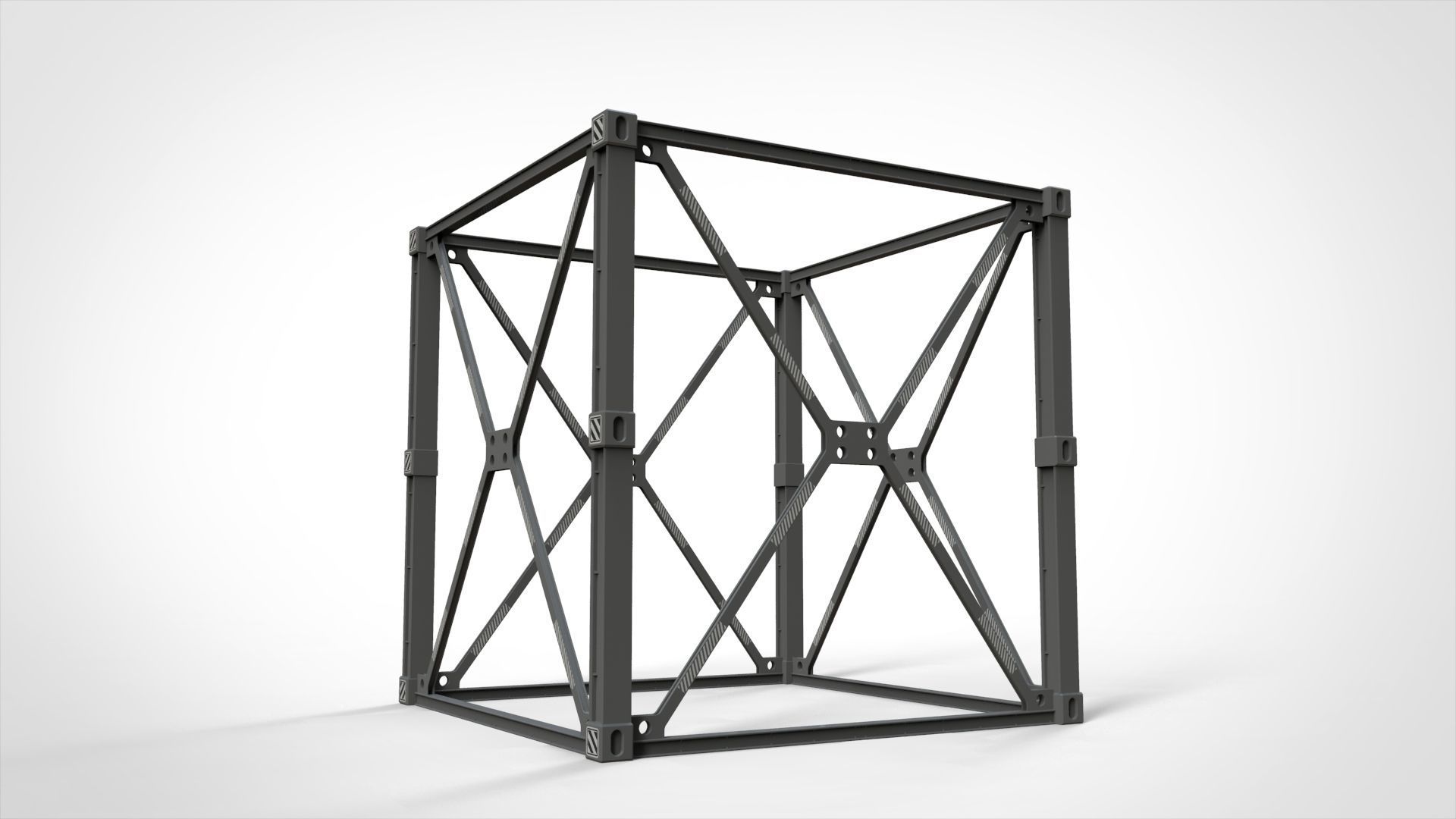 Metal truss 3 3D model_5