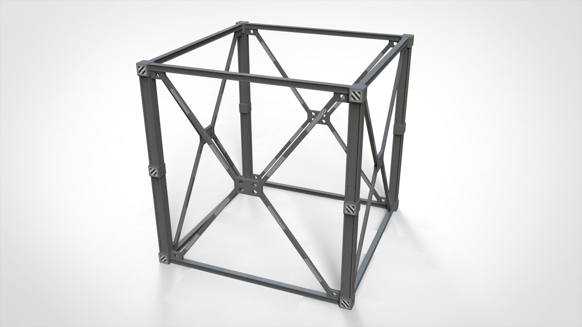 Metal truss 3 3D model_4