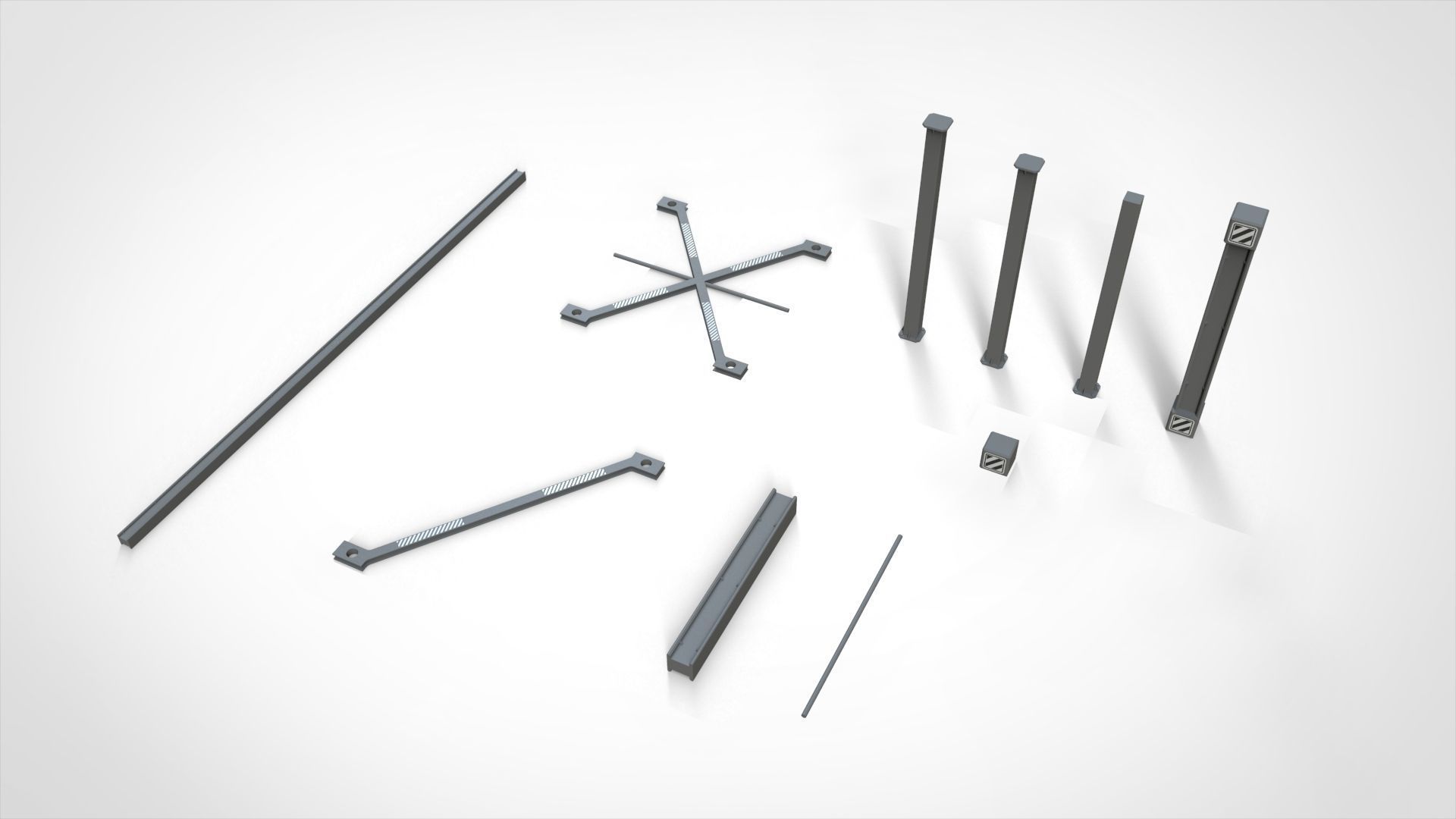 Metal truss 3 3D model_14