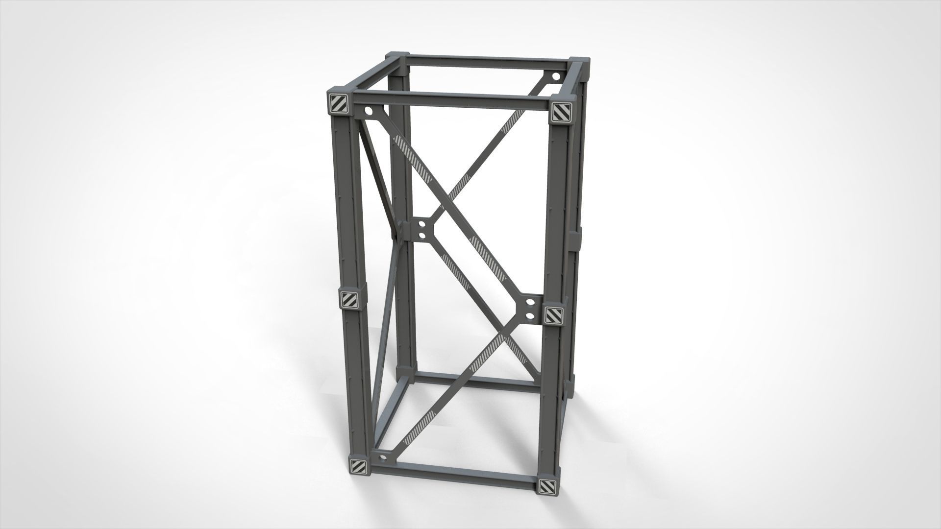 Metal truss 3 3D model_6