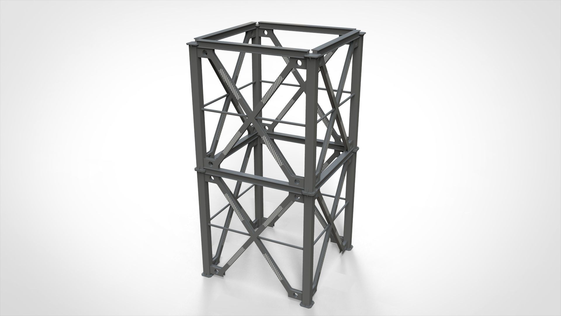 Metal truss 3 3D model_9