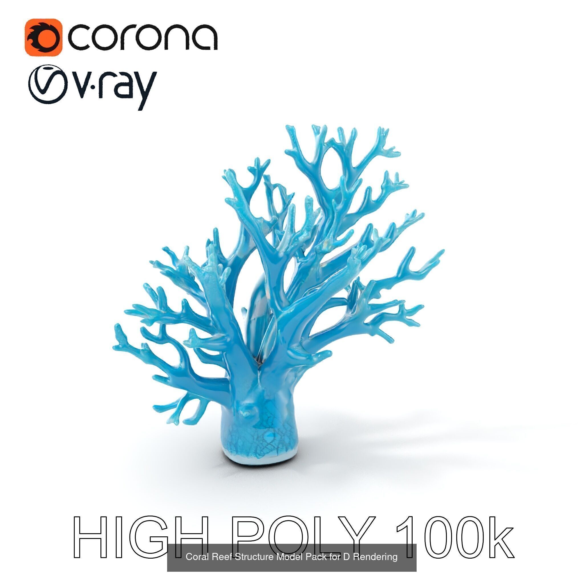 Coral Reefs 3D Models Pack 3D Model Collection_20