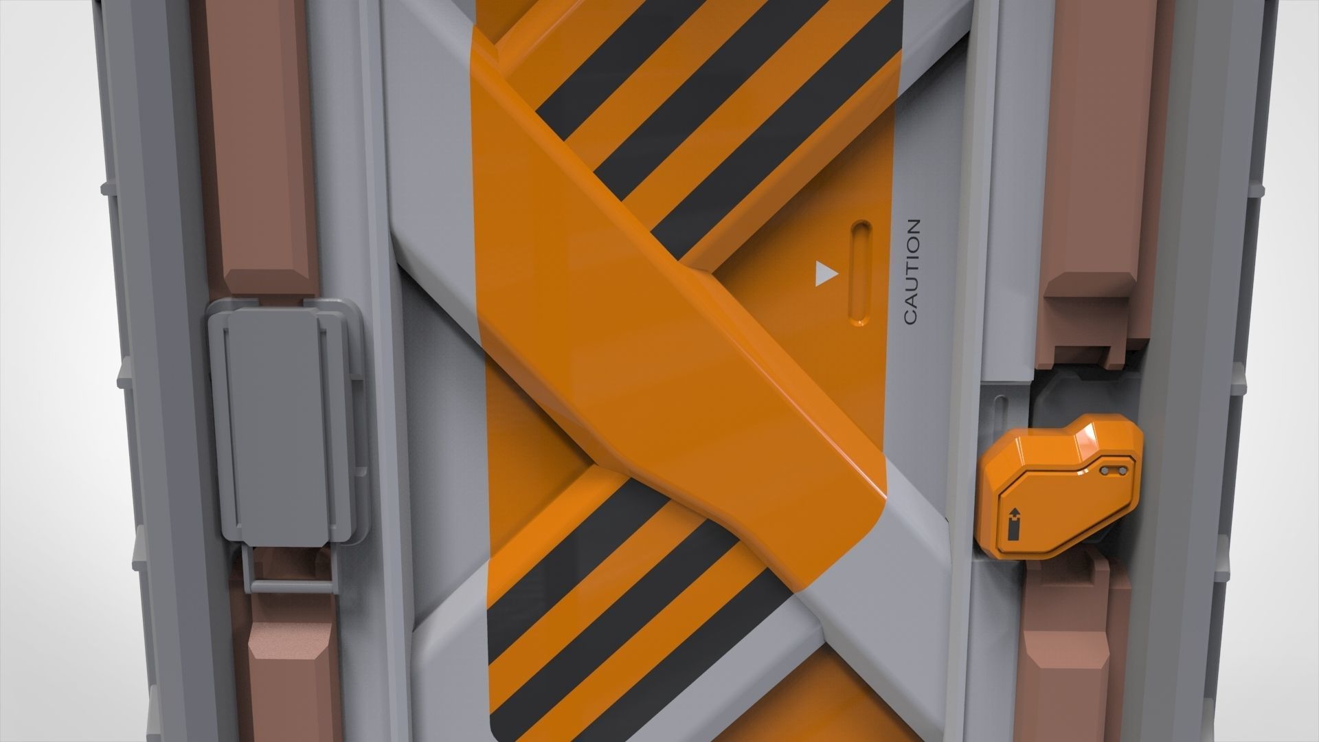 sci fi door 6 3D model_6