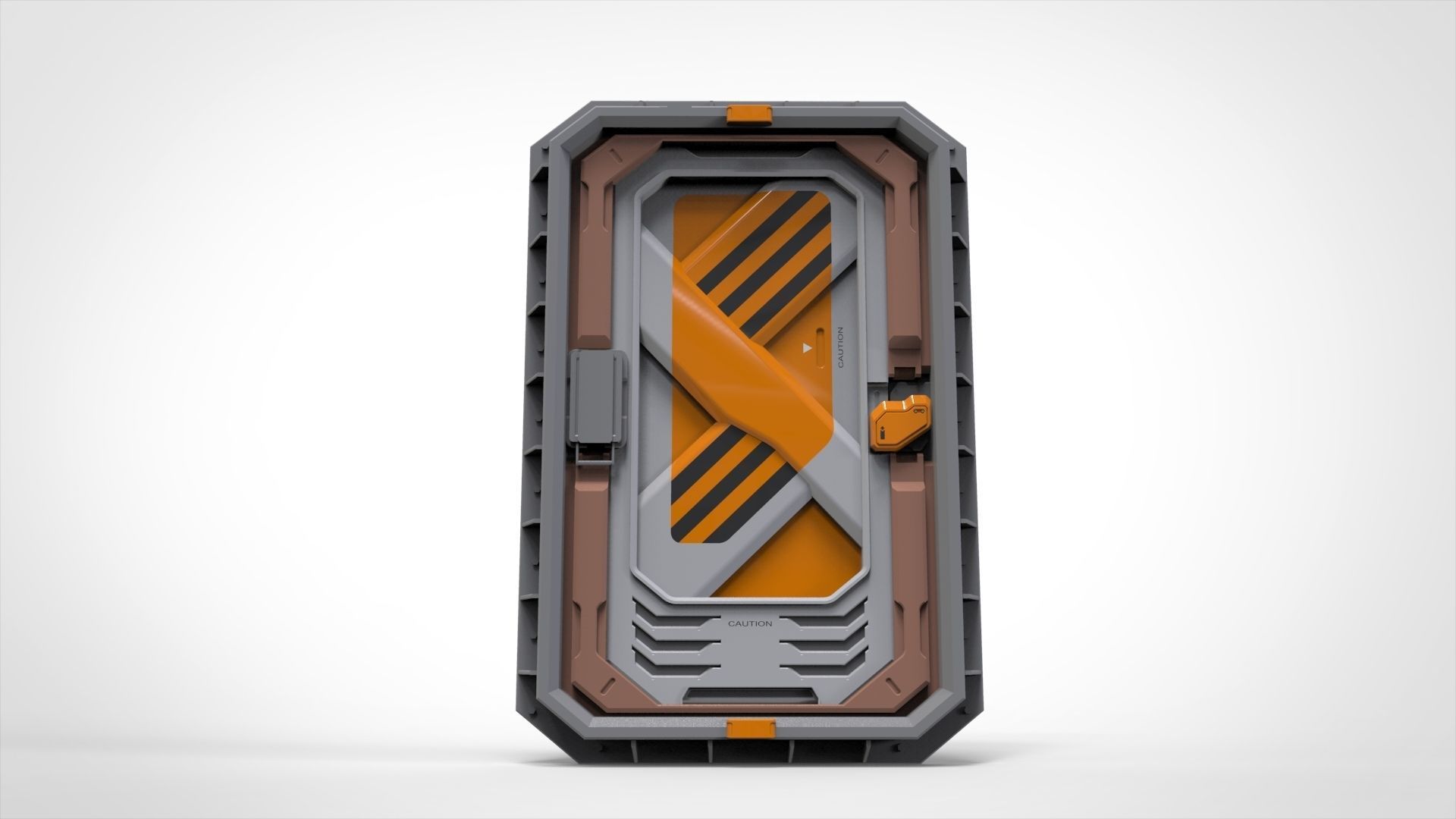 sci fi door 6 3D model_3