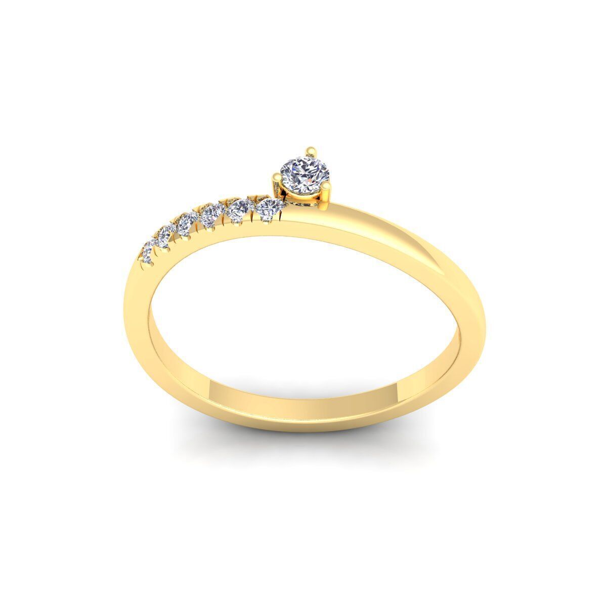 Light Weight Ring 3d Model and Render 48 3D print model_1