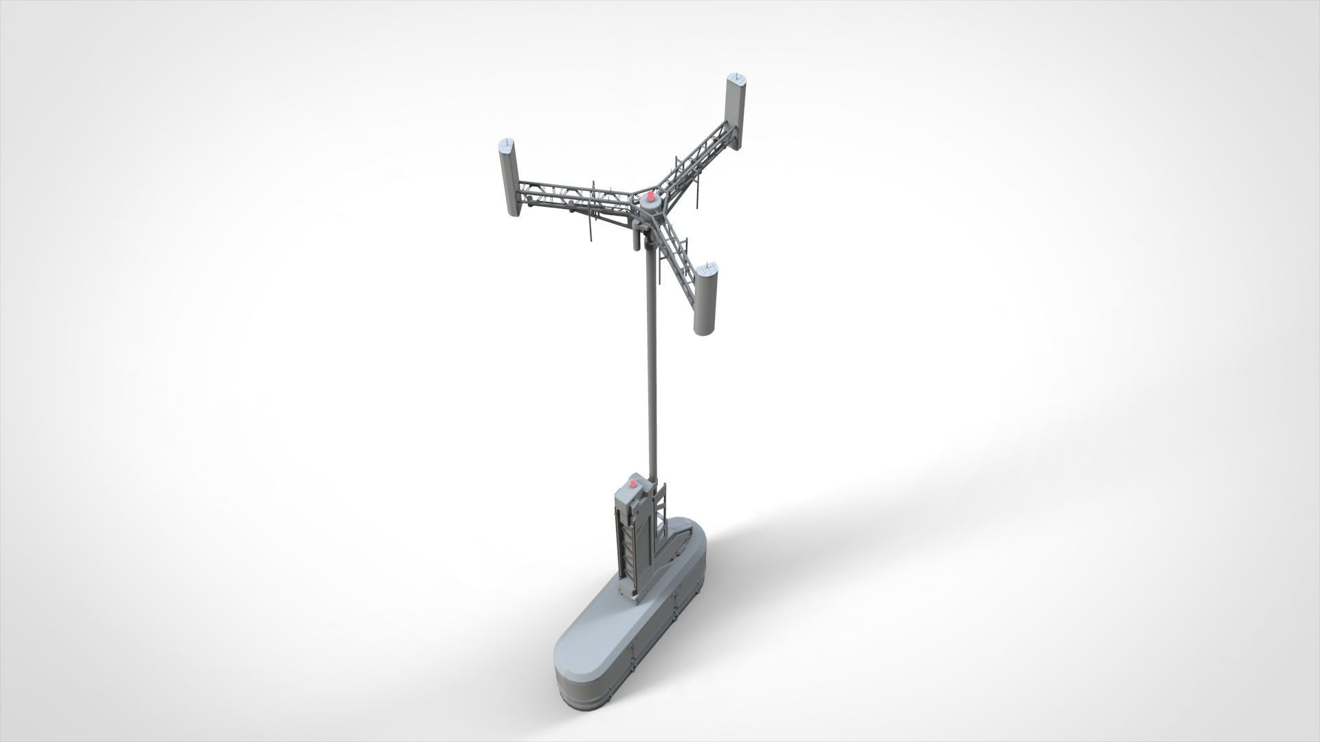 sci fi Mast 2 3D model_2