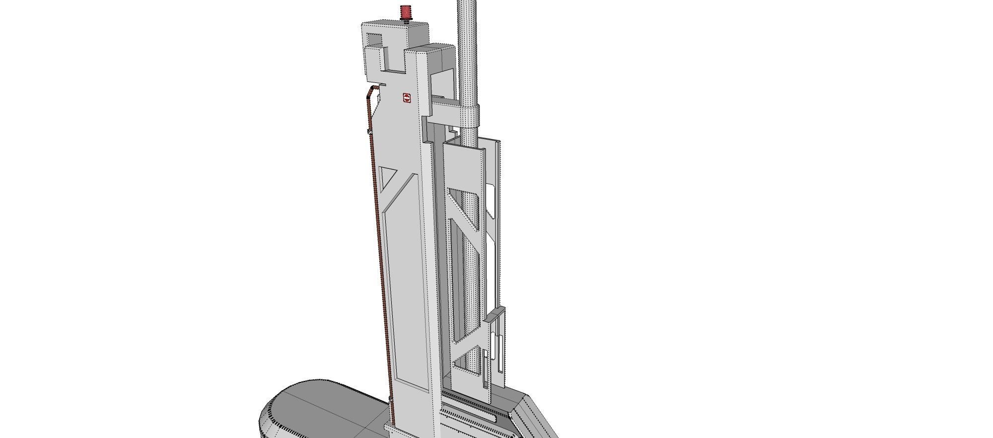 sci fi Mast 2 3D model_19