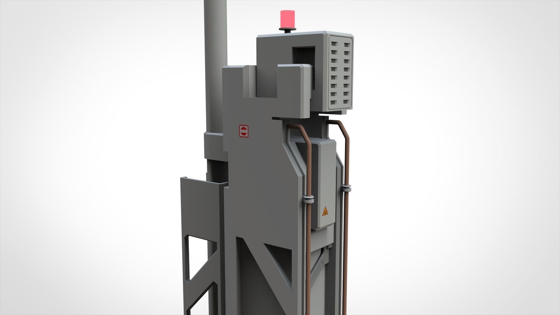 sci fi Mast 2 3D model_8