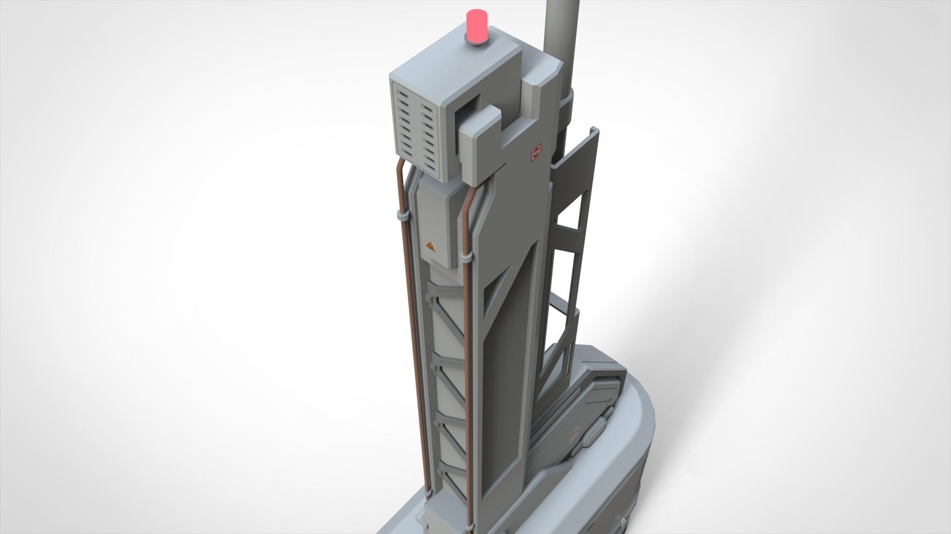 sci fi Mast 2 3D model_9
