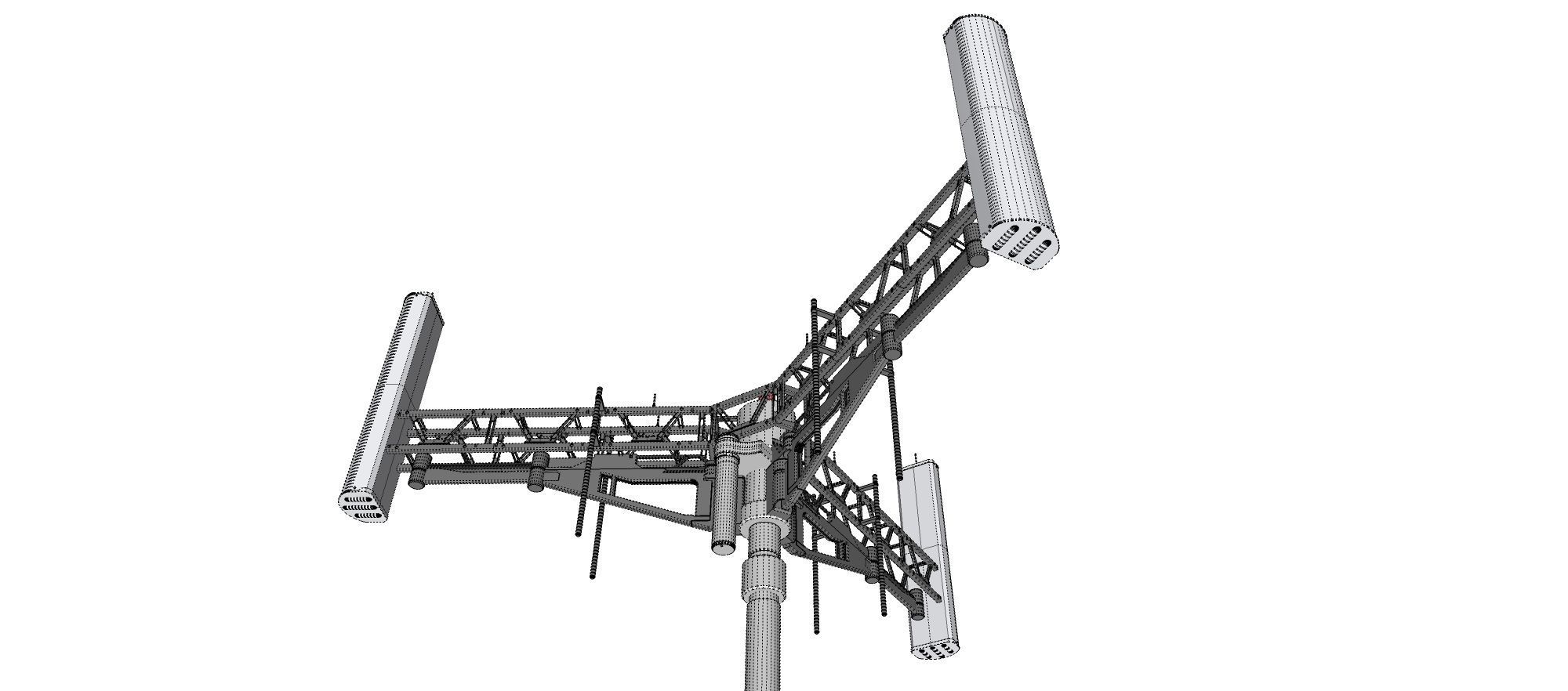 sci fi Mast 2 3D model_21