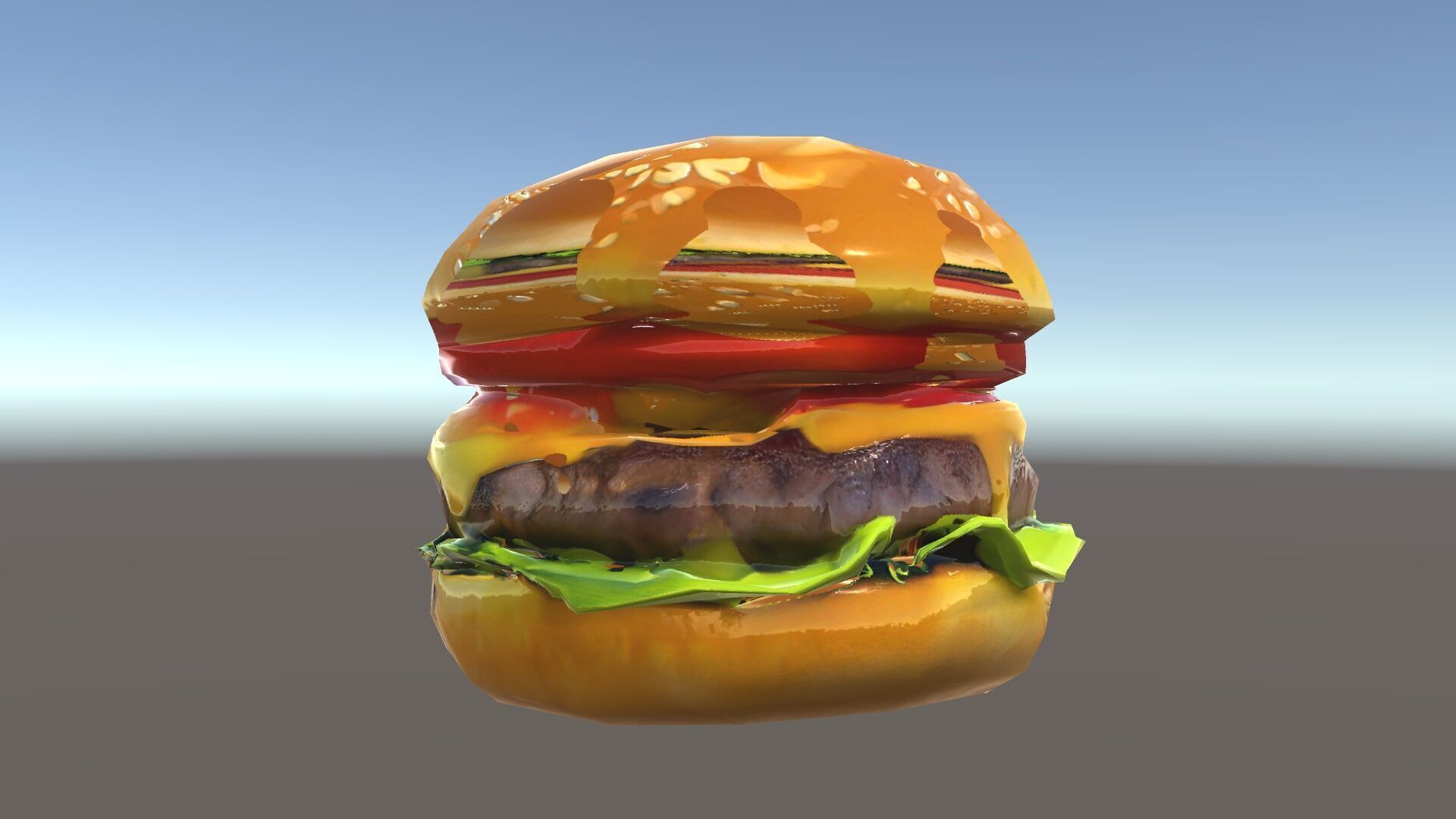 Deluxe Cheeseburger Model Pack for Rendering and Games Low-poly 3D model_34