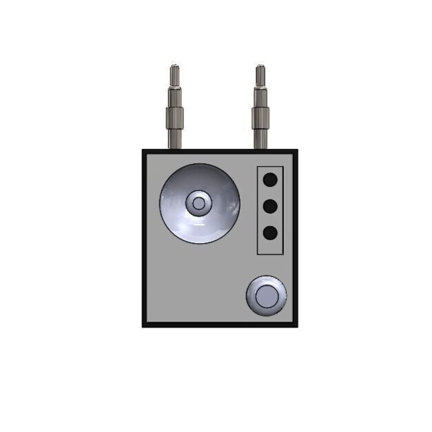 CUSTOM FIGRIN DAN CANTINA AMP SPEAKER SET 3D print model_2