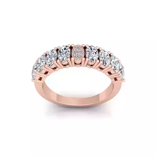 Woman Engagement Ring 3d Model and Render 21