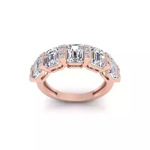 Woman Engagement Ring 3d Model and Render 22