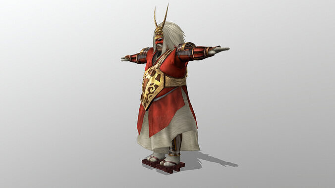 M10-shingen Low-poly 3D model