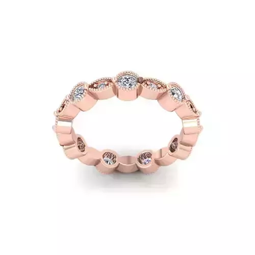 Woman Engagement Ring 3d Model and Render 32