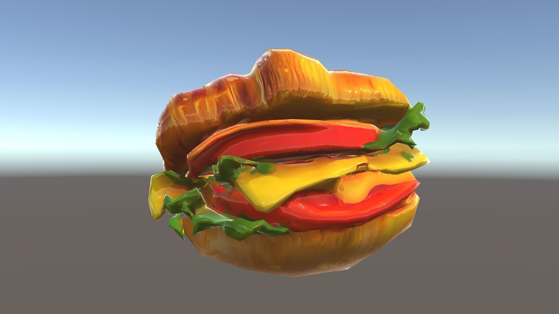 Croissant Sandwich D Model Pack Low-poly 3D model_34