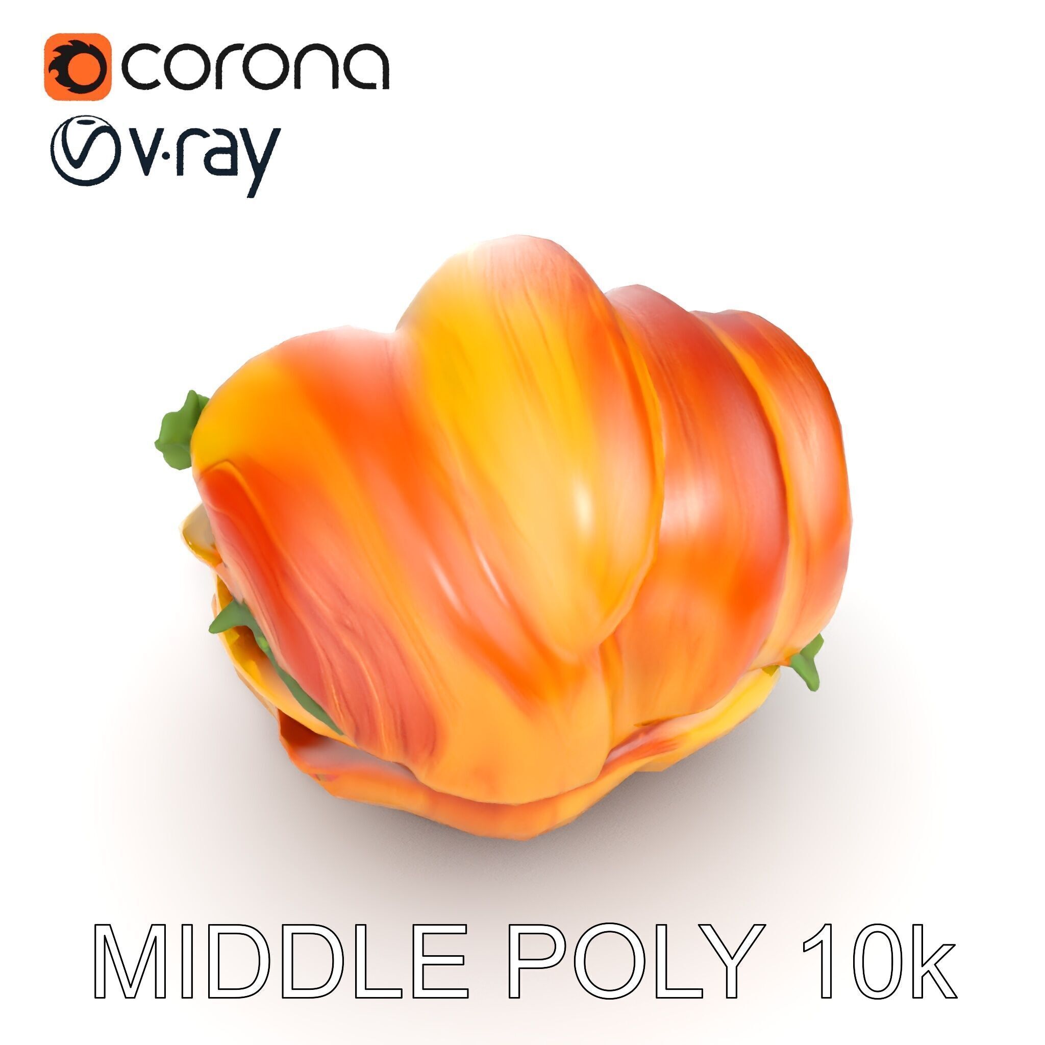 Croissant Sandwich D Model Pack Low-poly 3D model_6