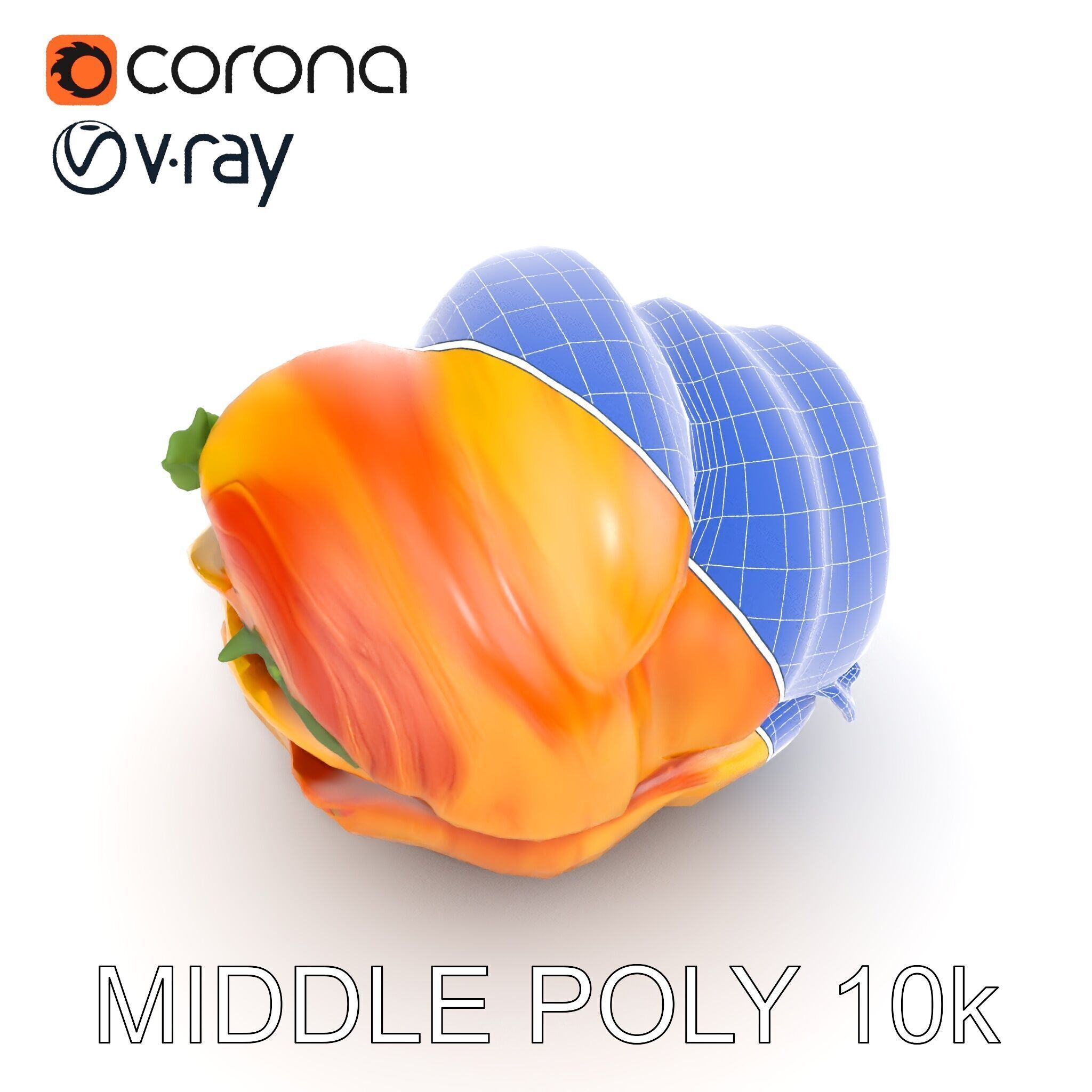 Croissant Sandwich D Model Pack Low-poly 3D model_27