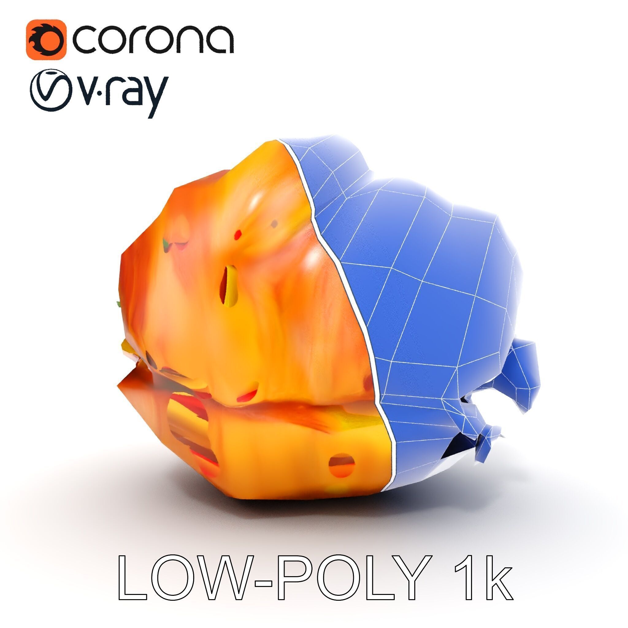 Croissant Sandwich D Model Pack Low-poly 3D model_31