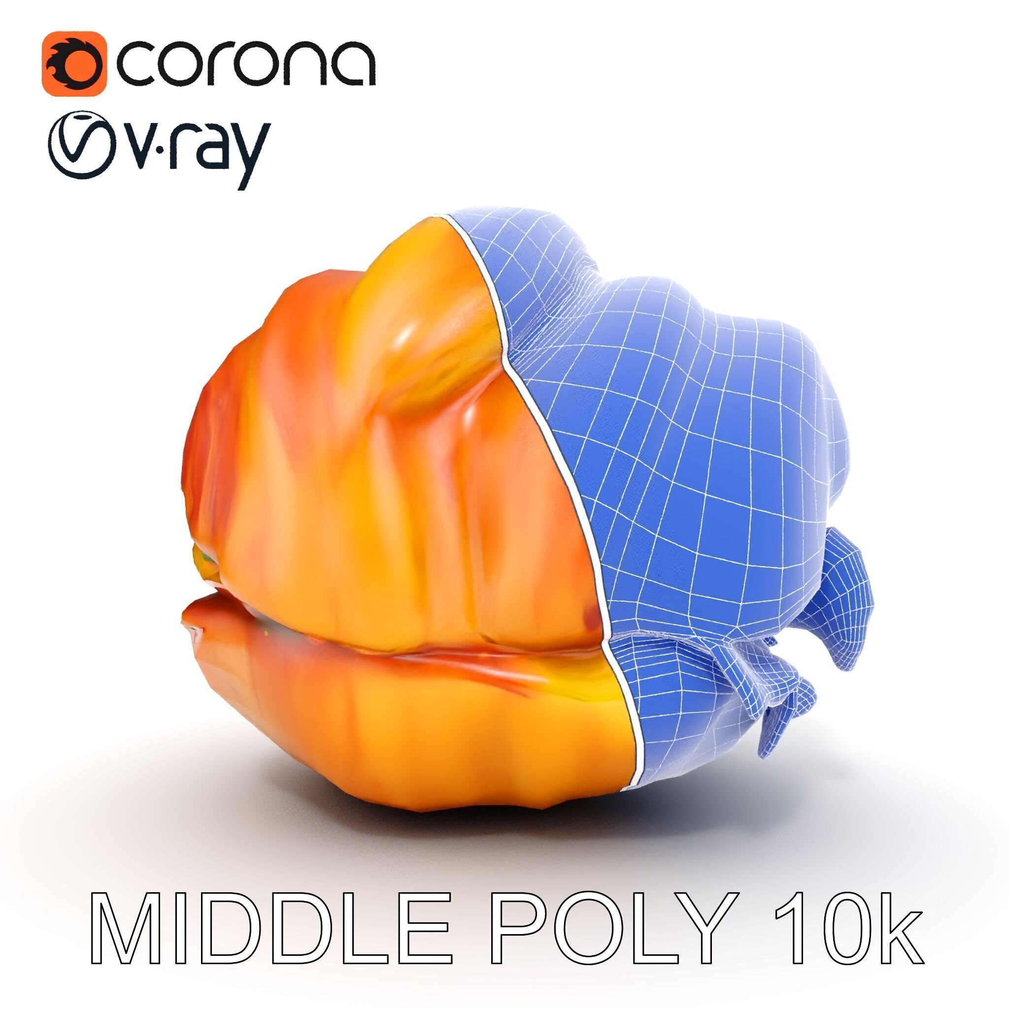 Croissant Sandwich D Model Pack Low-poly 3D model_25