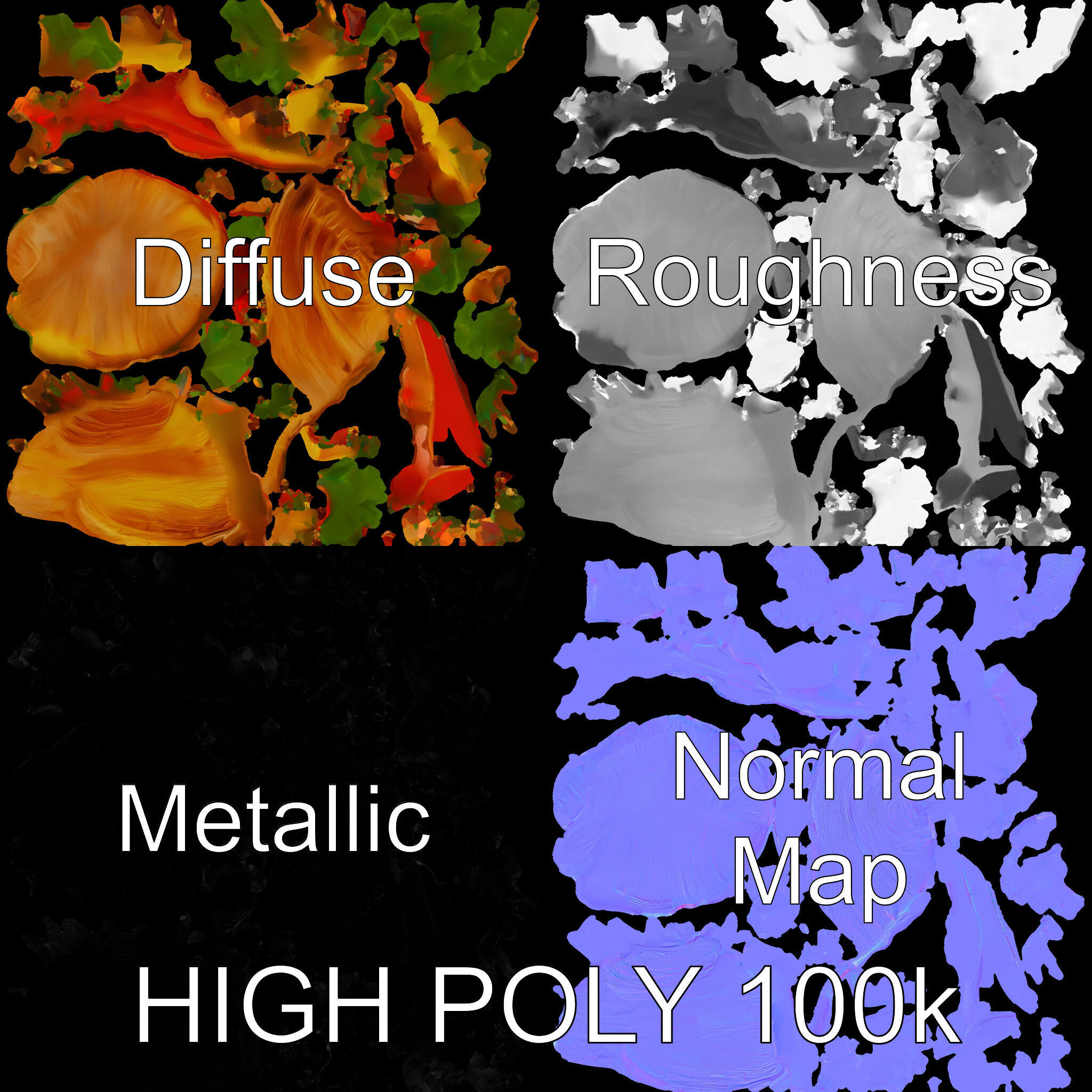 Croissant Sandwich D Model Pack Low-poly 3D model_3