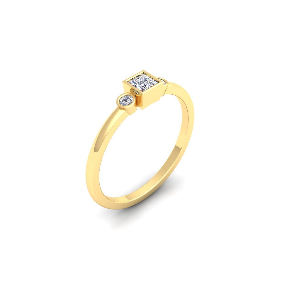 Light Weight Ring 3d Model and Render 39 3D print model_6