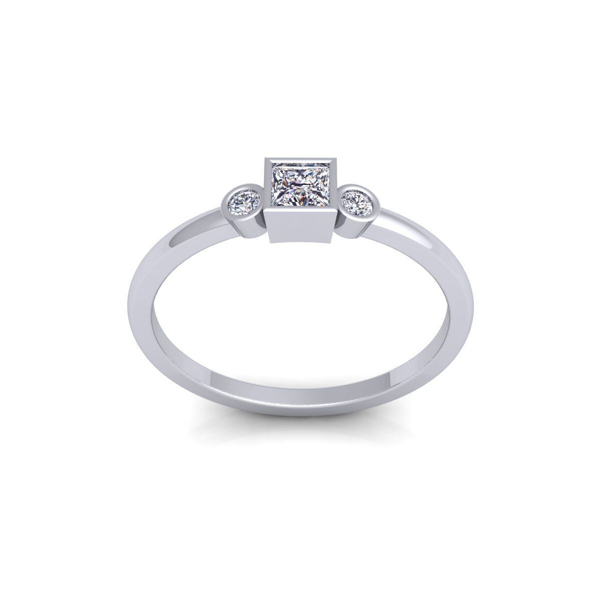 Light Weight Ring 3d Model and Render 39 3D print model_2