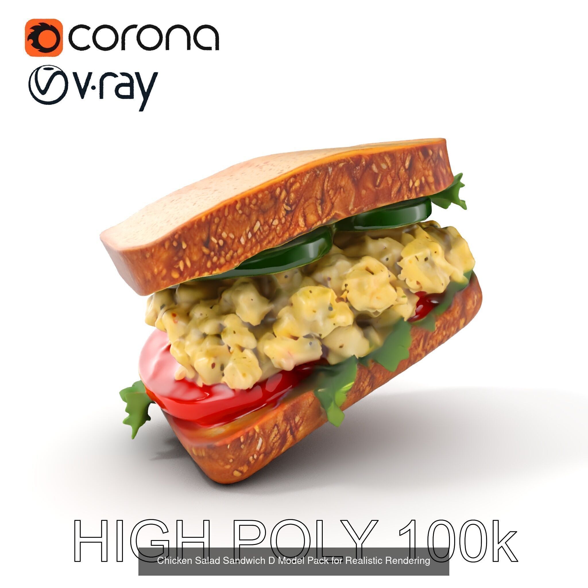 Classic Sandwich Models Pack 3D Model Collection_18