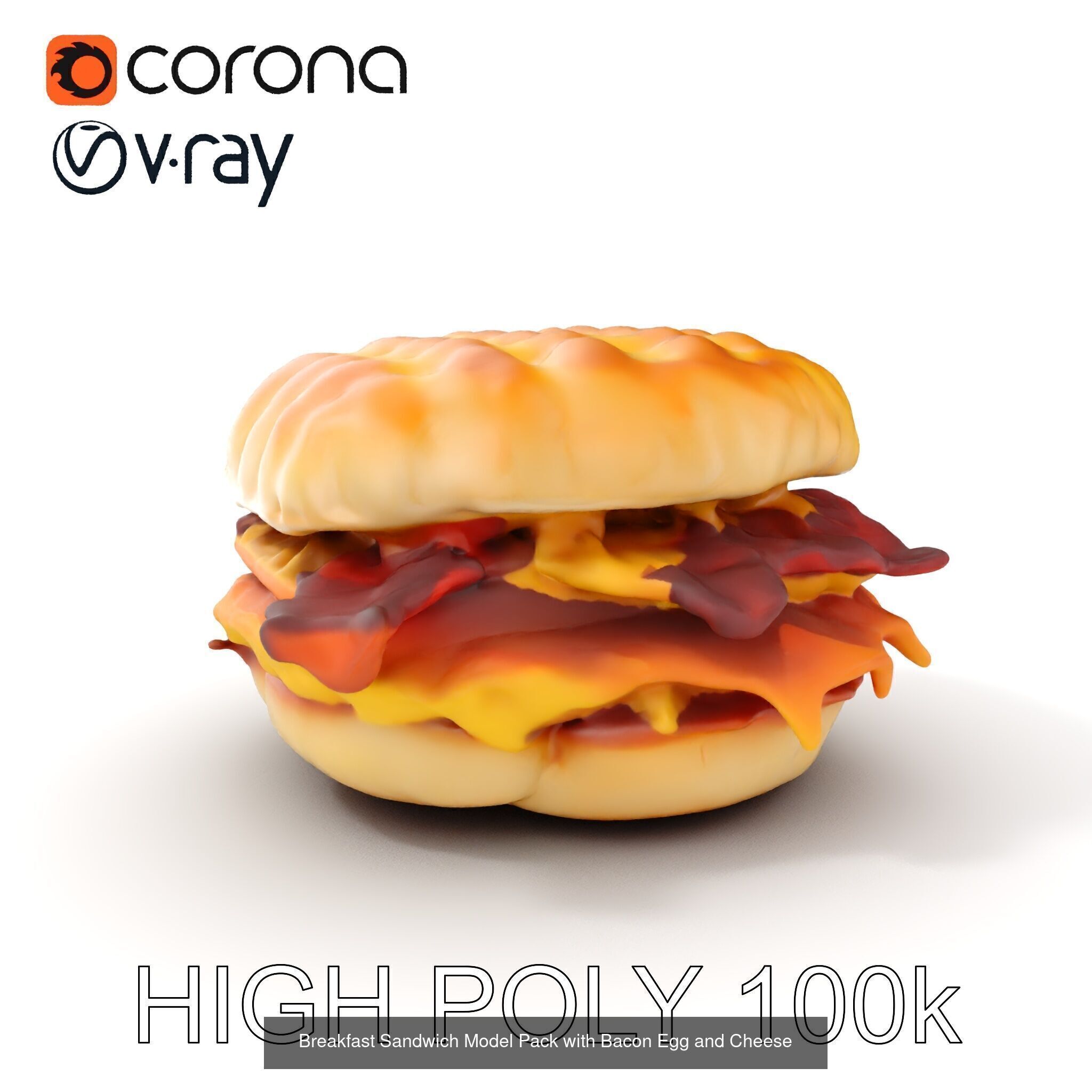 Classic Sandwich Models Pack 3D Model Collection_25