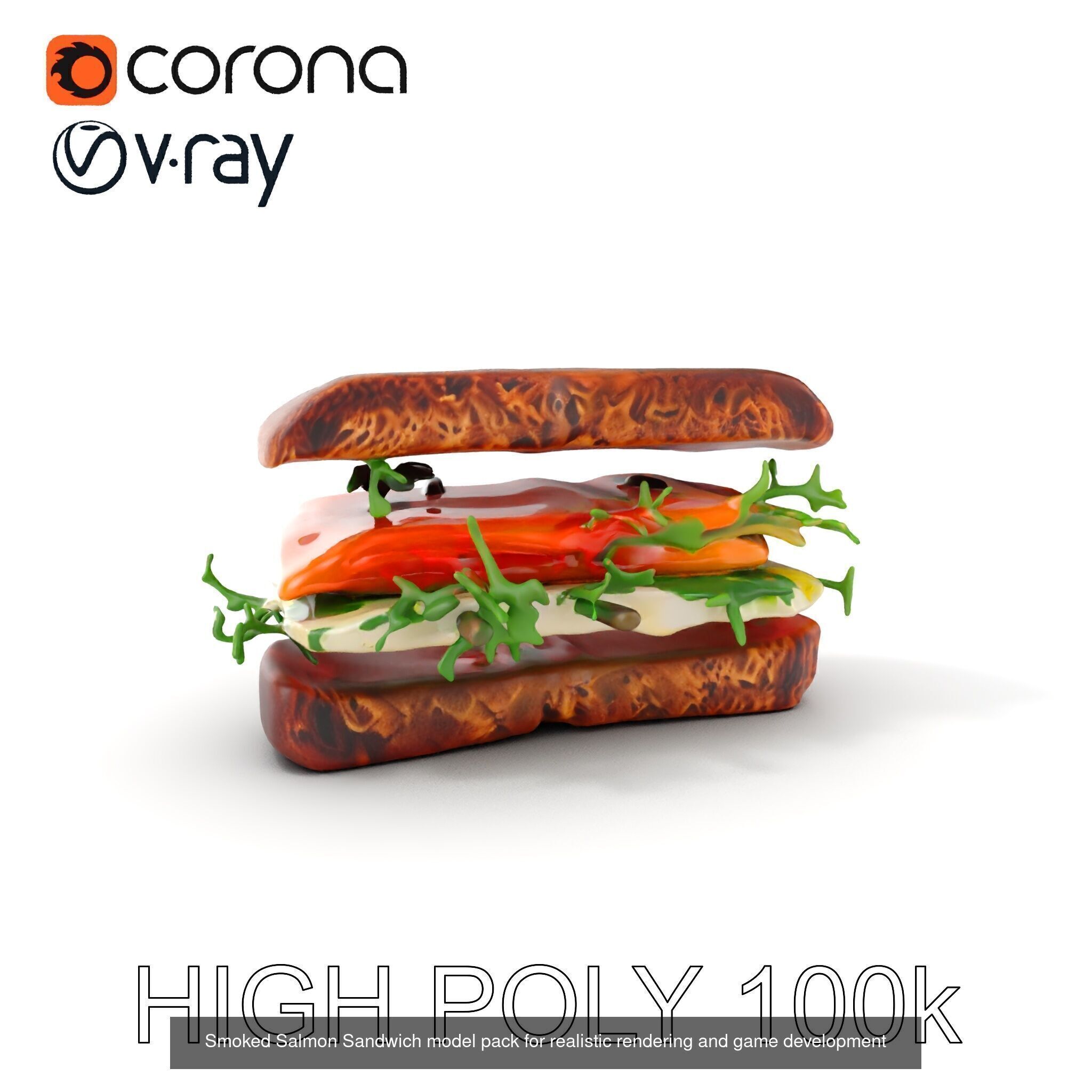 Classic Sandwich Models Pack 3D Model Collection_21