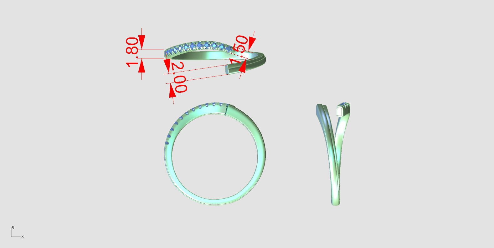 zdr0290 shadow ring 3D print model_9