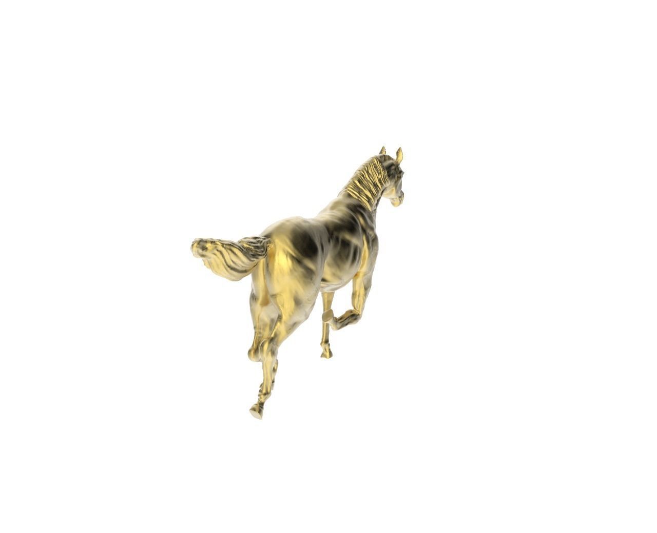 Arabic Horse in galloping position 3D print model_2