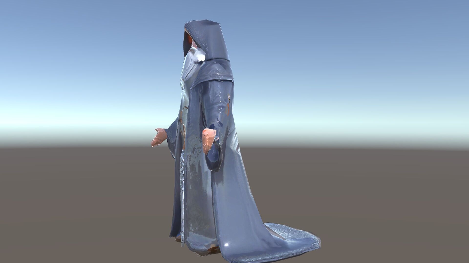 Elder Wizard Rigged and Animated Character Model for Games Low-poly 3D model_34