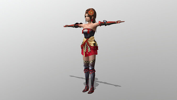 M38-kaihime Low-poly 3D model
