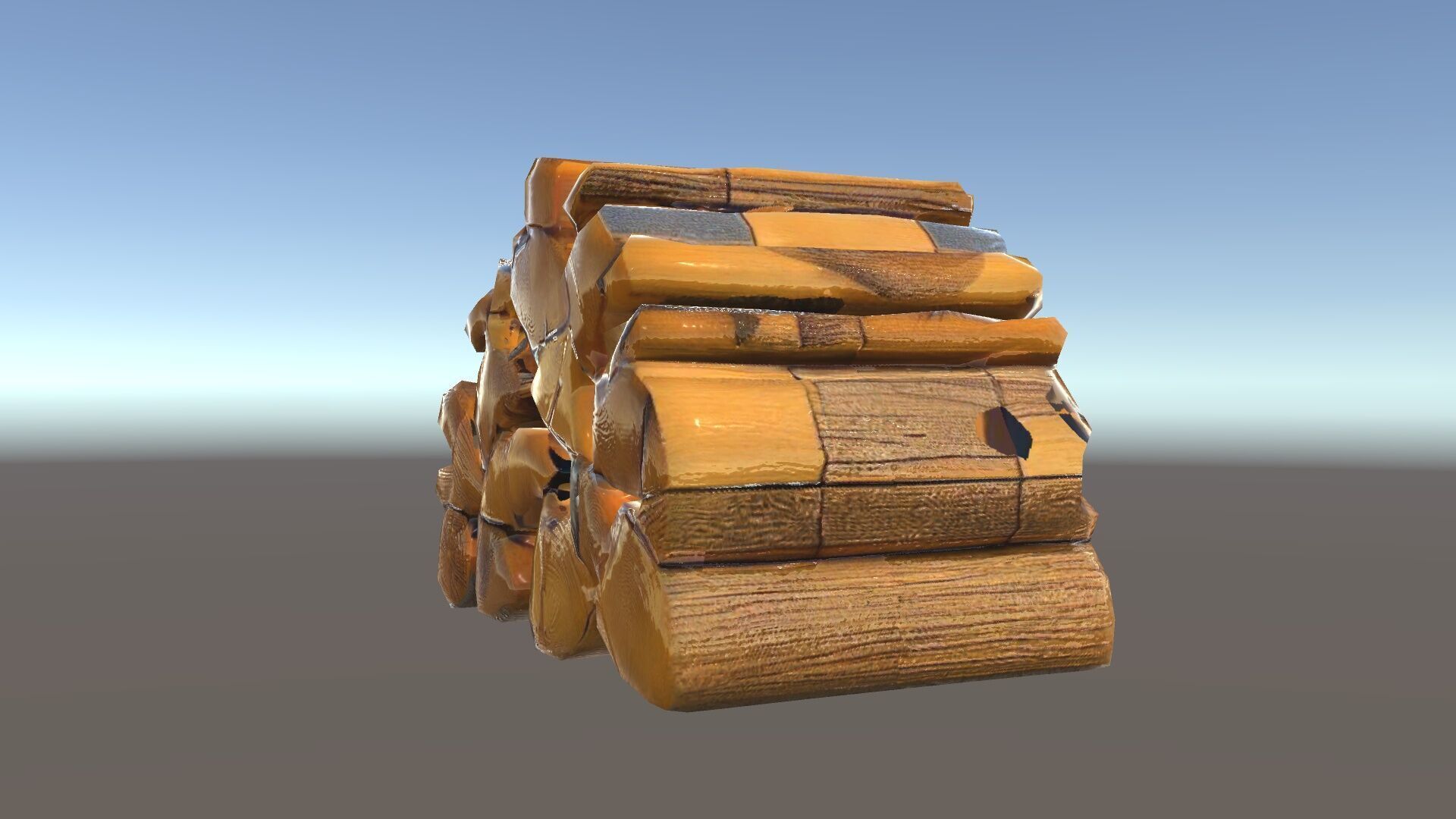 Stacked Firewood Model Pack Detailed D Assets for Various Ap... Low-poly 3D model_34