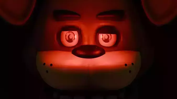 Freddy Fazbear Head High Poly plus Render FNAF 3D model