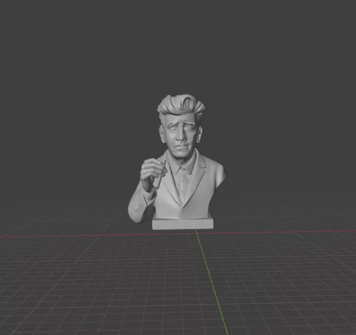David Lynch 3D print model_0