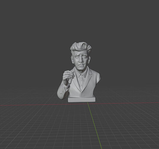 David Lynch 3D print model