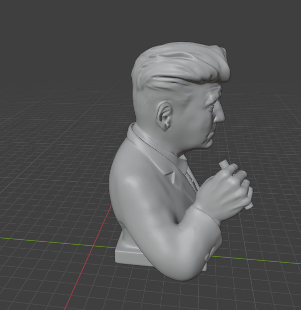 David Lynch 3D print model_17