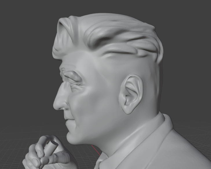 David Lynch 3D print model_21