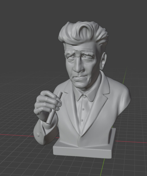 David Lynch 3D print model_19