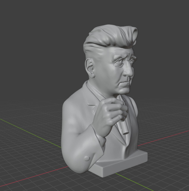 David Lynch 3D print model_1