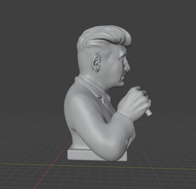David Lynch 3D print model_14